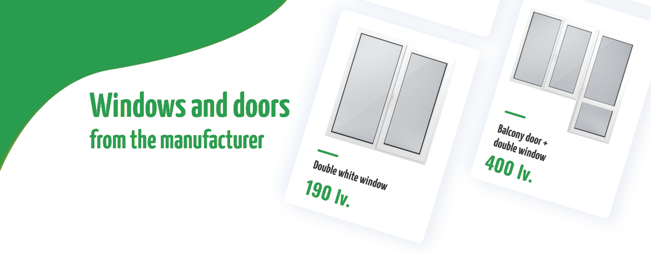 Windows and doors from the manufacturer